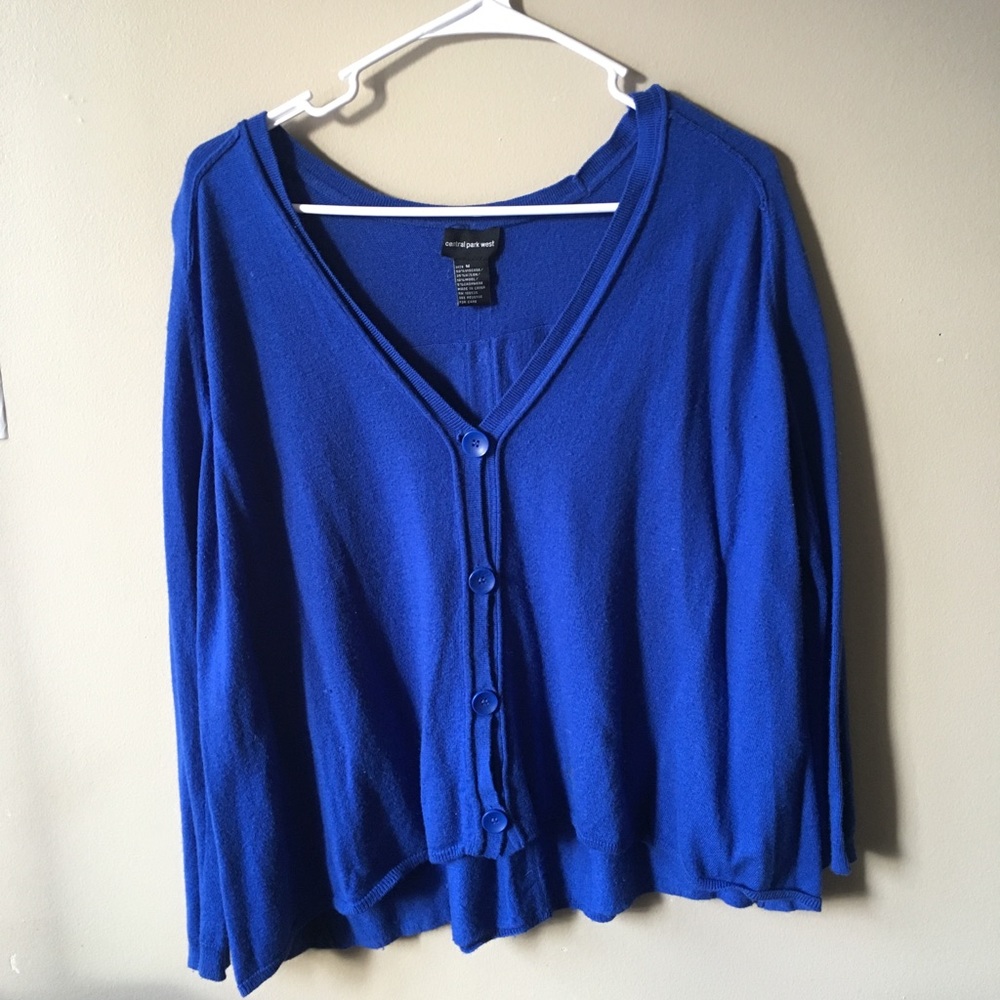 blue sweater